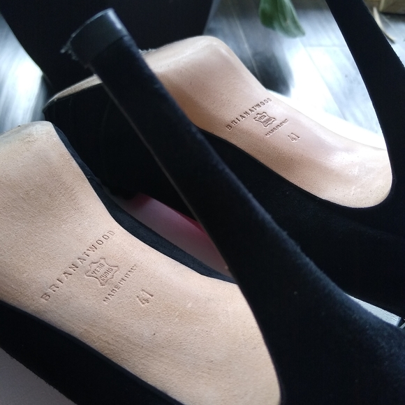 BRIAN ATWOOD suede peep-toe stilettos - Picture 7 of 17